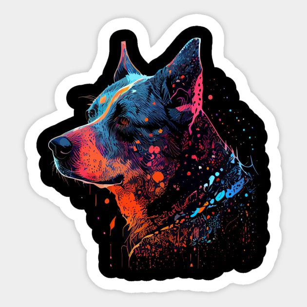 Australian Cattle Dog Sticker by JH Mart